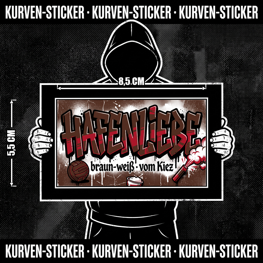 St. Pauli Ultra Sticker kaufen – Vinyl Sticker für die Kurve, wetterfest