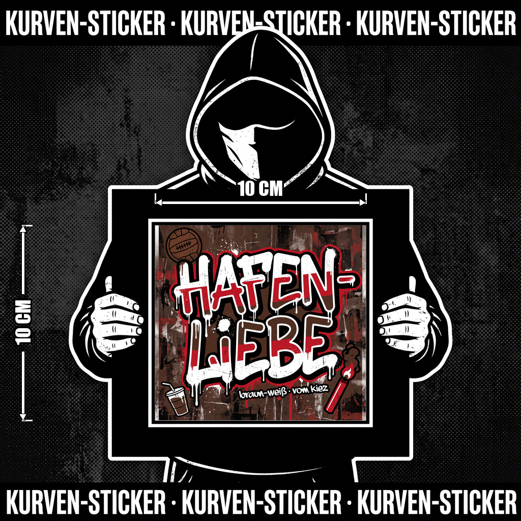 St. Pauli Fan Aufkleber für die Kurve kaufen – Vinyl Sticker wetterfest