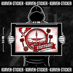 Fußball Sticker Stuttgart kaufen – Vinyl Sticker für die Kurve, wetterfest