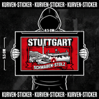 Ultra Sticker Stuttgart kaufen – Vinyl Sticker für die Kurve, wetterfest