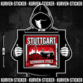 Fan Aufkleber Stuttgart für die Kurve kaufen – Vinyl Sticker wetterfest