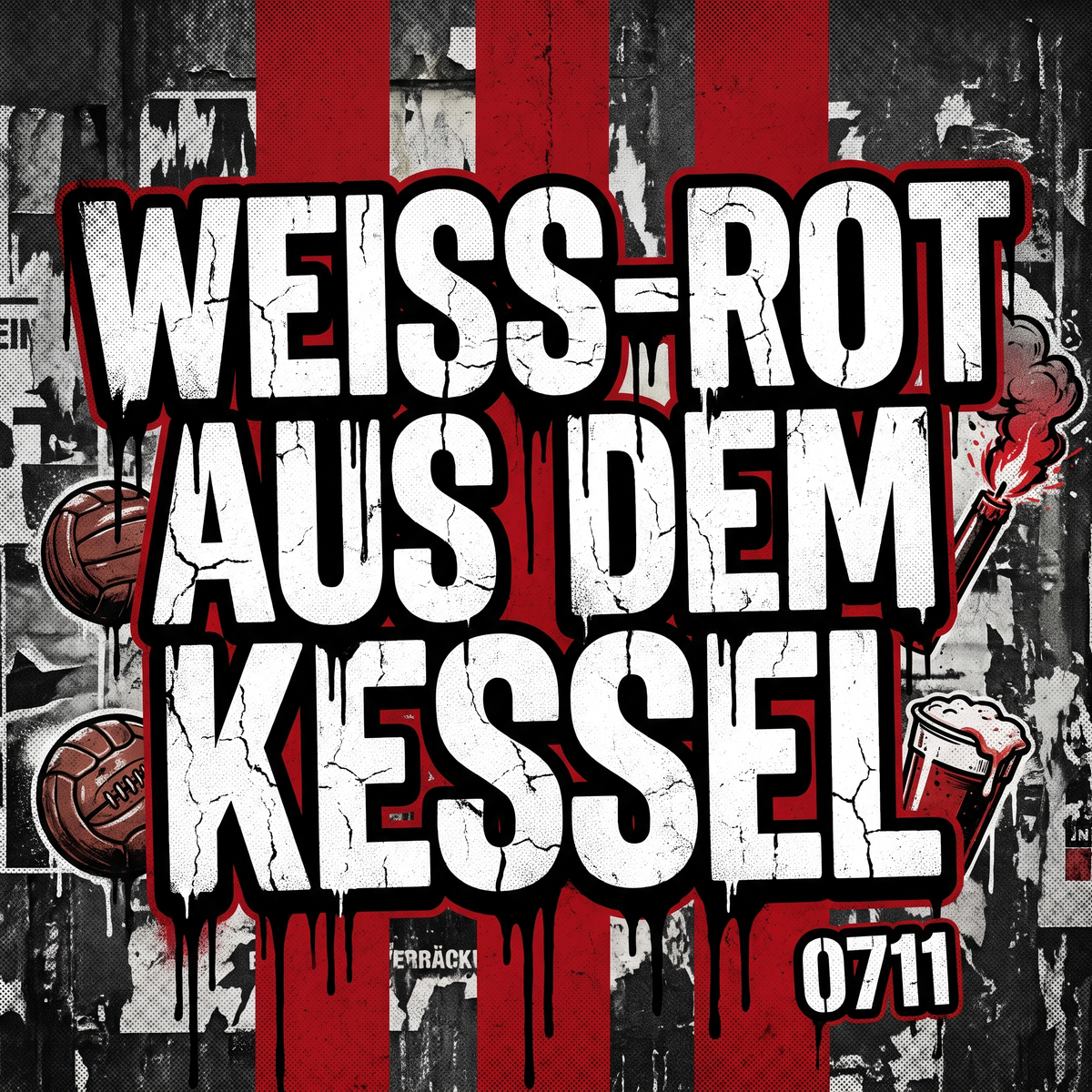 Stuttgart Fußball Aufkleber kaufen – Vinyl Sticker für die Kurve, wetterfest