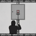 Stuttgart Fußball Aufkleber kaufen – Vinyl Sticker für die Kurve, wetterfest – mit 1m Teleskopstab