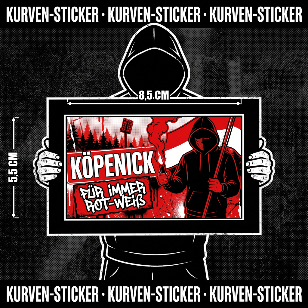 Berlin Ultra Sticker kaufen – Vinyl Sticker für die Kurve, wetterfest