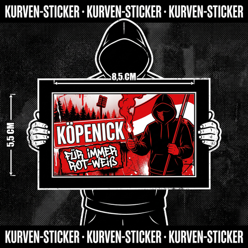 Berlin Ultra Sticker kaufen – Vinyl Sticker für die Kurve, wetterfest
