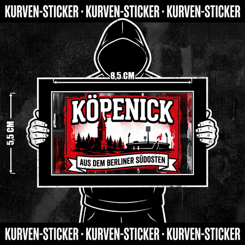 Fußball Sticker Berlin kaufen – Vinyl Sticker für die Kurve, wetterfest