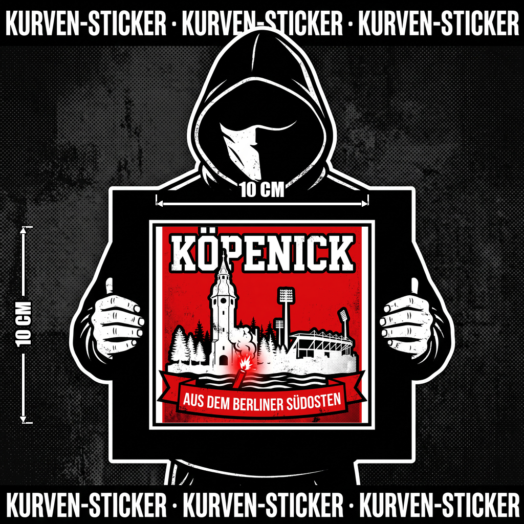 Fan Aufkleber Berlin für die Kurve kaufen – Vinyl Sticker wetterfest