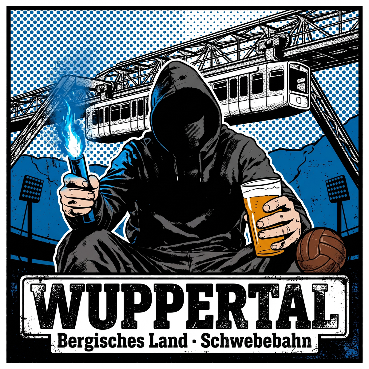 Ultra Wuppertal Aufkleber kaufen – Vinyl Sticker für die Kurve, wetterfest