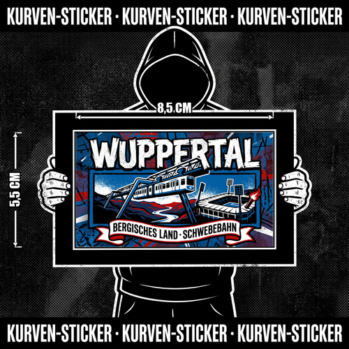 Ultra Aufkleber Wuppertal kaufen – Vinyl Sticker für die Kurve, wetterfest