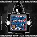 Fußball Aufkleber Wuppertal kaufen – Vinyl Sticker für die Kurve, wetterfest